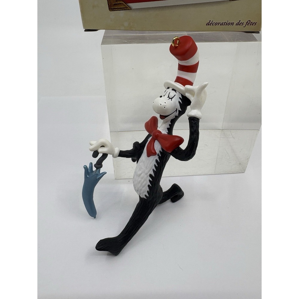 Dr. Seuss Hallmark Ornament 1999 - Cat in the Hat Box - Picture 3 of 5